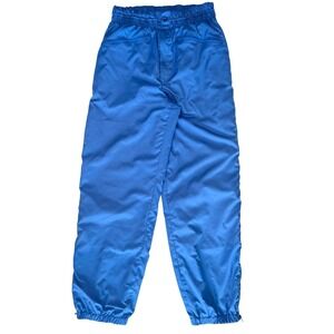 Vintage 90's Anoralp France Ski‎ Pants Blue Elastic Waist Gorpcore Mens Small